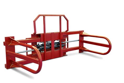 hay squeeze for skid steer|skid steer bale squeeze attachment.